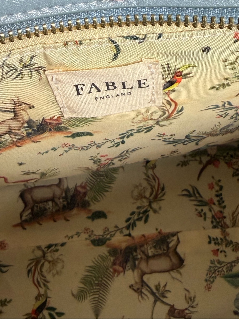 Fable England structured tote bag purse - Picture 7 of 16